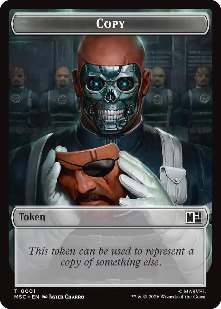 Copy (001) // Ape Villain Double-Sided Token 1 // 10 card from Commander: Marvel Super Heroes