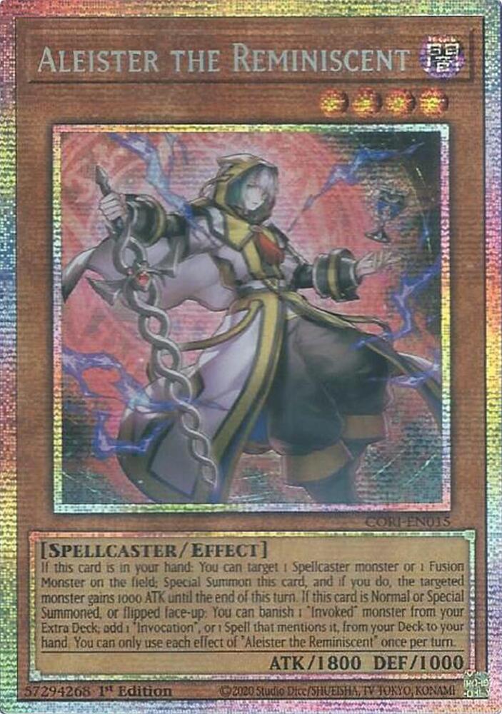 Aleister the Reminiscent (Starlight Rare) CORI-EN015 card from Chaos Origins