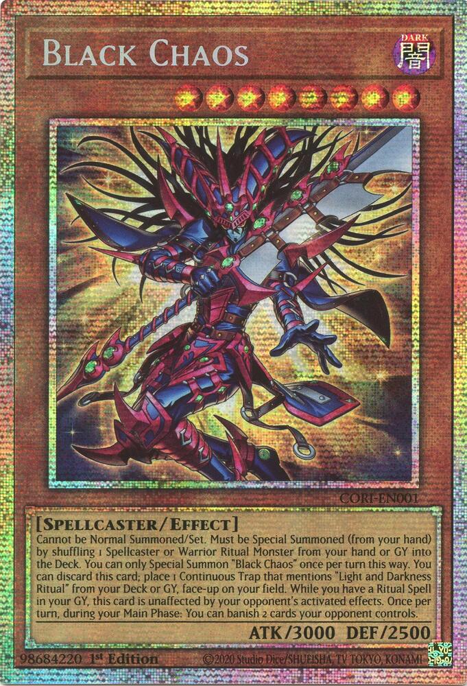 Black Chaos (Starlight Rare) CORI-EN001 card from Chaos Origins