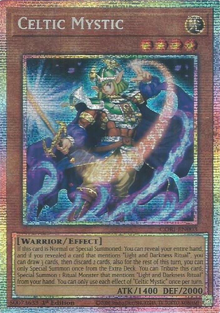 Celtic Mystic (Starlight Rare) CORI-EN003 card from Chaos Origins