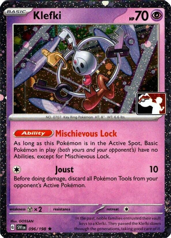 Klefki (Cosmos Holo) 096/198 card from Prize Pack Series Cards