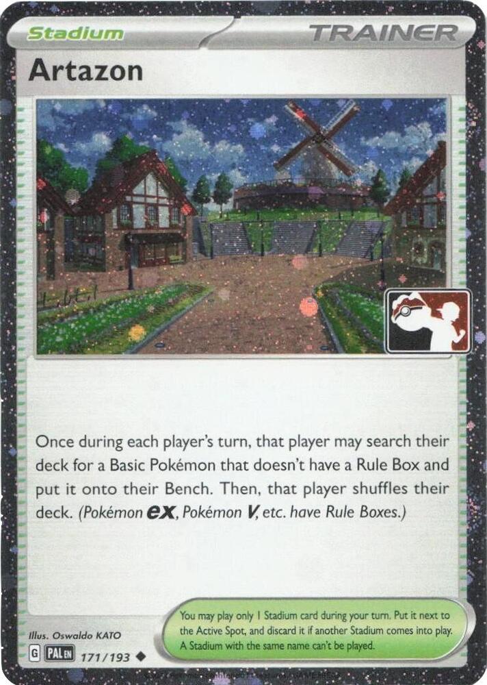 Artazon (Cosmos Holo) 171/193 card from Prize Pack Series Cards