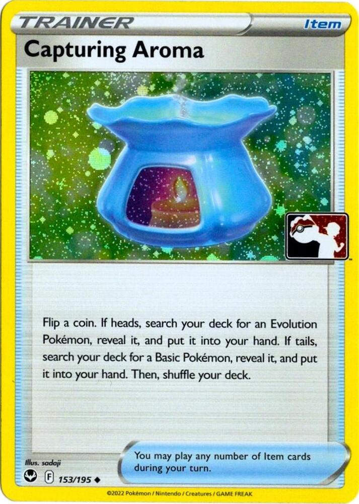 Capturing Aroma (Cosmos Holo) 153/195 card from Prize Pack Series Cards