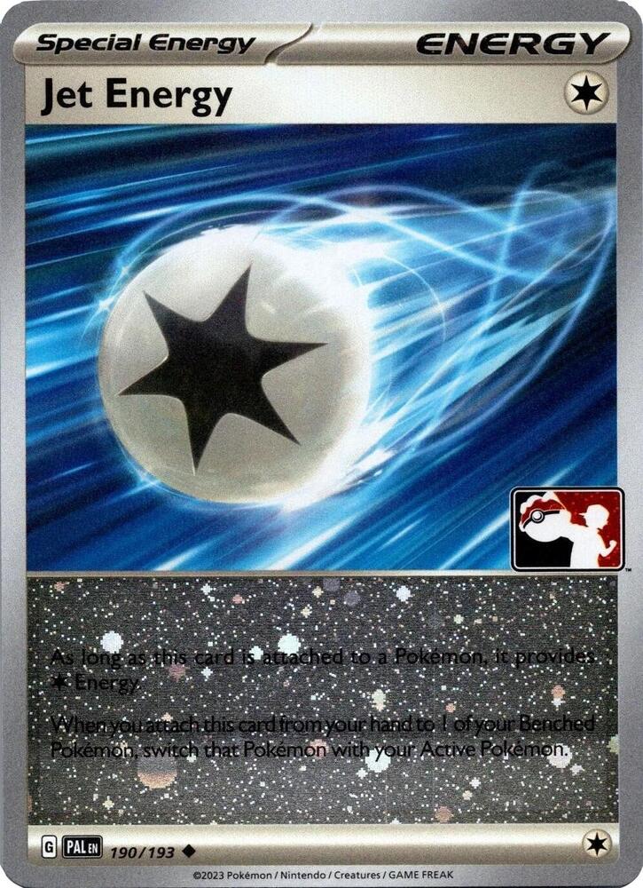 Jet Energy (Cosmos Holo) 190/193 card from Prize Pack Series Cards