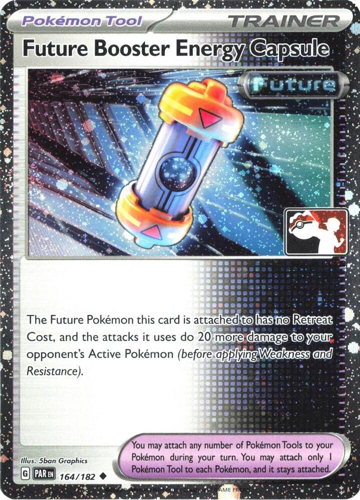 Future Booster Energy Capsule (Cosmos Holo) 164/182 card from Prize Pack Series Cards