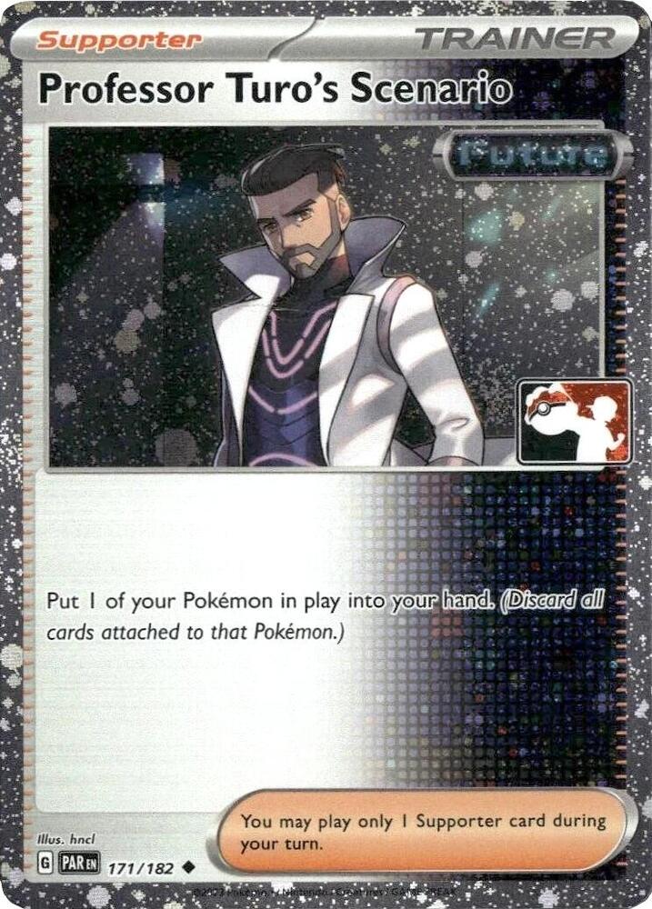 Professor Turo's Scenario (Cosmos Holo) 171/182 card from Prize Pack Series Cards
