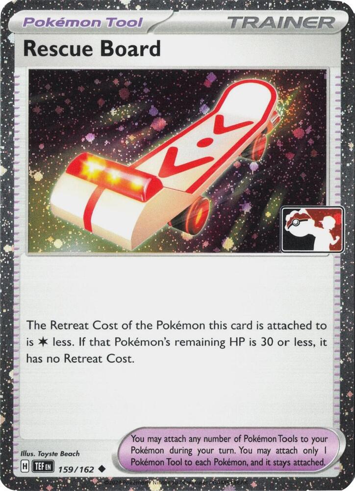 Rescue Board (Cosmos Holo) 159/162 card from Prize Pack Series Cards