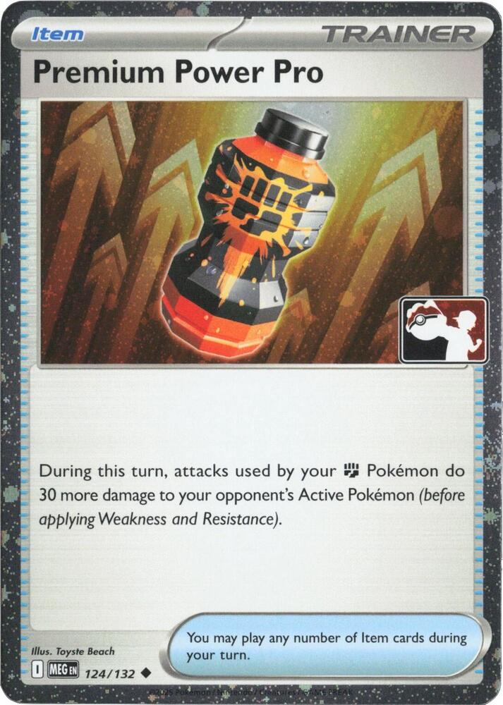 Premium Power Pro (Cosmos Holo) 124/132 card from Prize Pack Series Cards