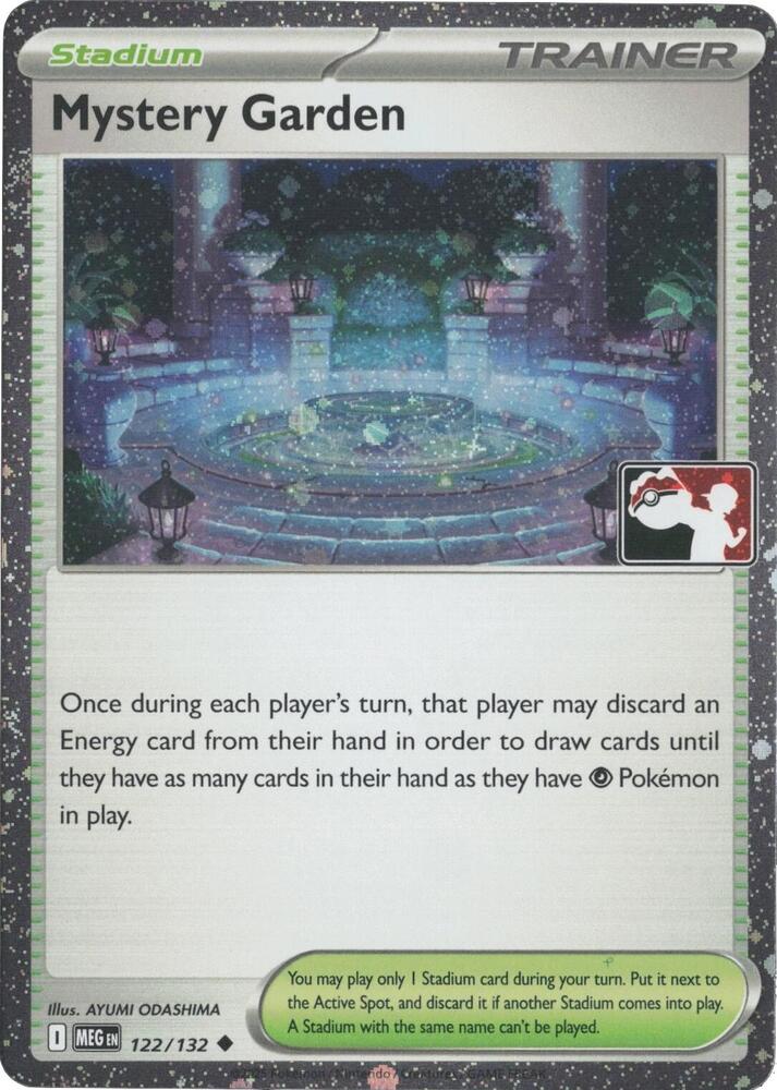 Mystery Garden (Cosmos Holo) 122/132 card from Prize Pack Series Cards