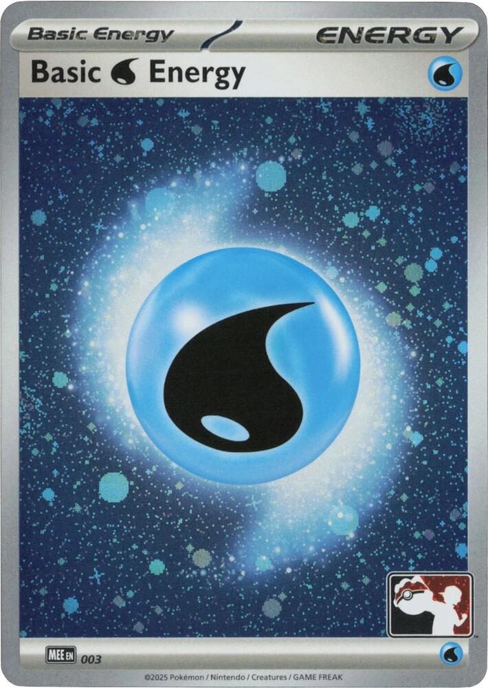 Basic Water Energy - MEE 003 (Cosmos Holo) card from Prize Pack Series Cards