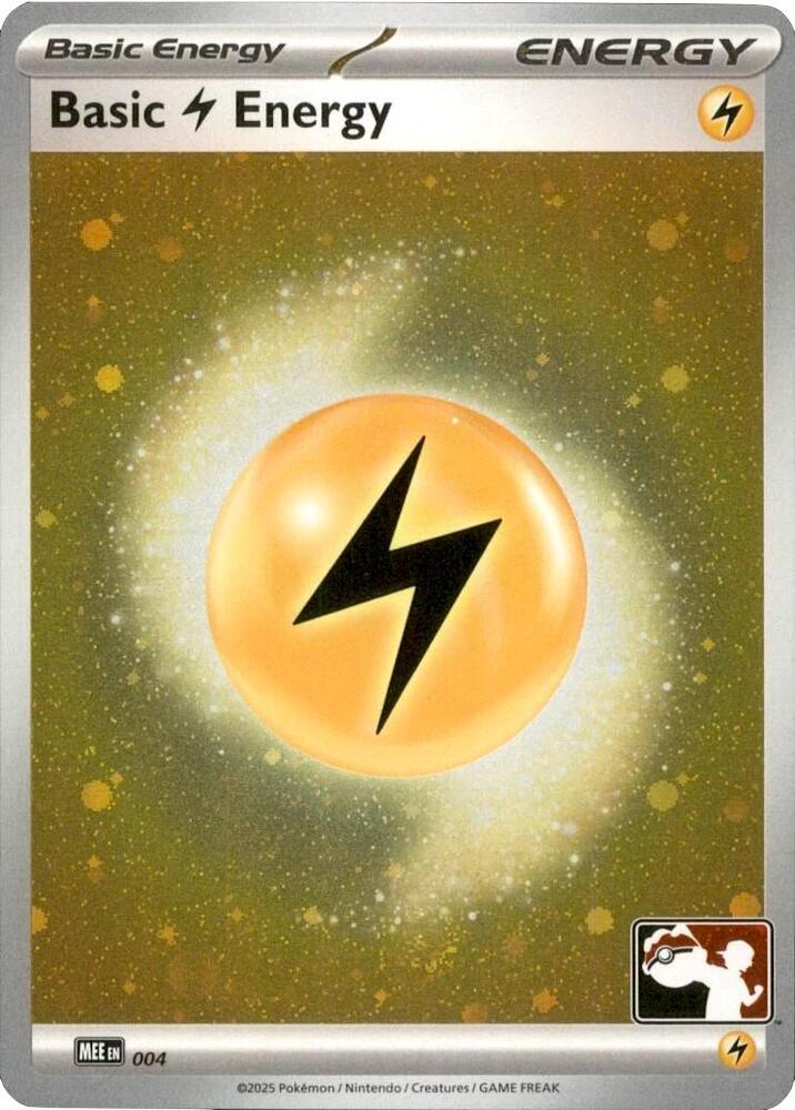 Basic Lightning Energy - MEE 004 (Cosmos Holo) card from Prize Pack Series Cards