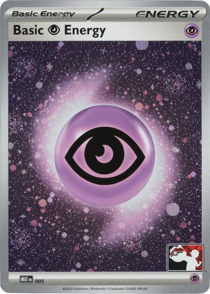 Basic Psychic Energy - MEE 005 (Cosmos Holo) card from Prize Pack Series Cards