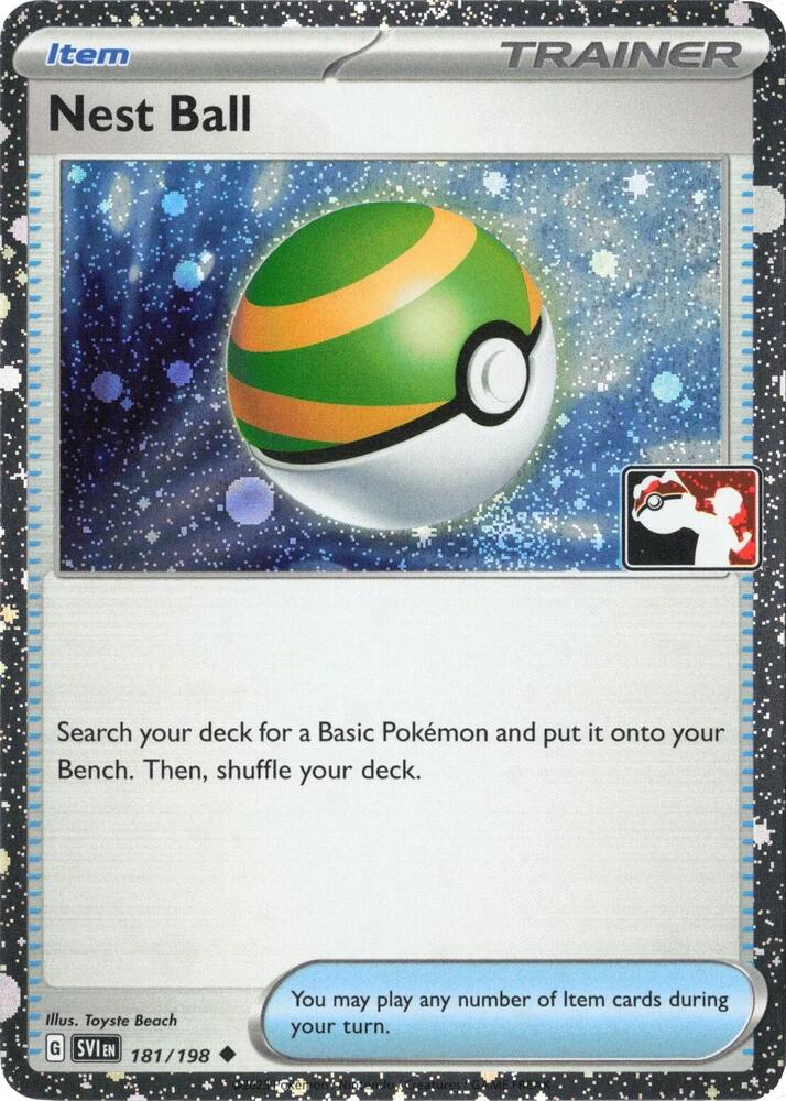 Nest Ball (Cosmos Holo) 181/198 card from Prize Pack Series Cards