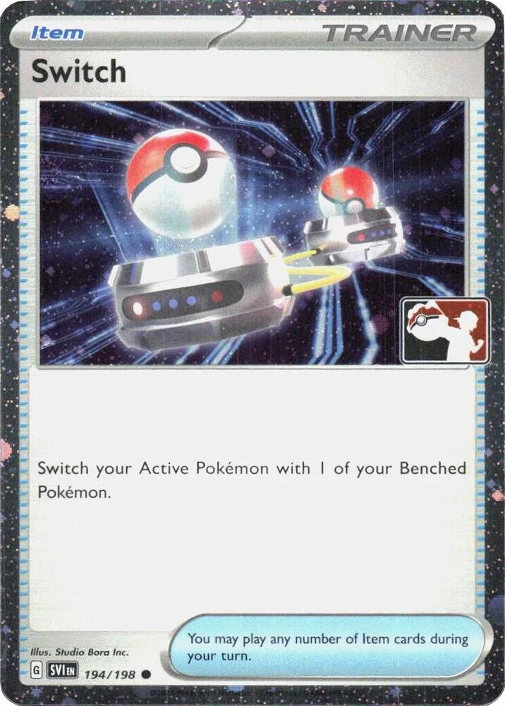 Switch (Cosmos Holo) 194/198 card from Prize Pack Series Cards