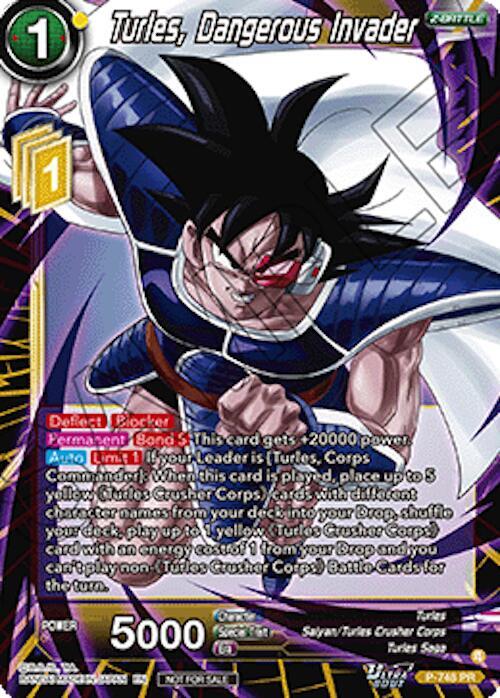 Turles, Dangerous Invader (Ultra-Bout Series Tournament Pack Vol.3) P-748 card from Tournament Promotion Cards