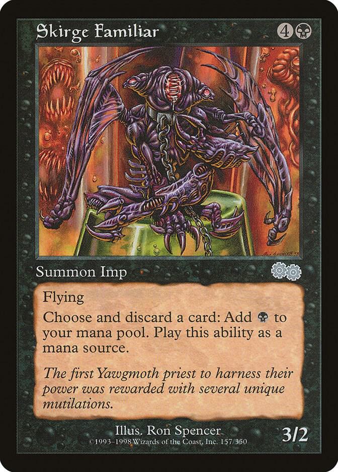 Skirge Familiar 157 card from Urza's Saga