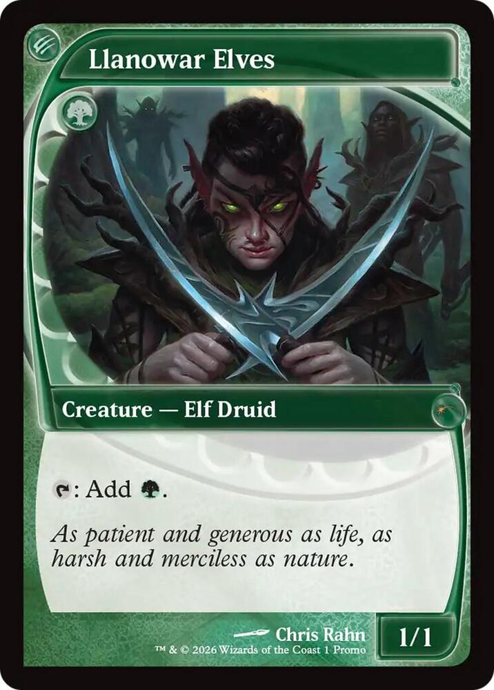 Llanowar Elves 1 card from MagicFest Cards