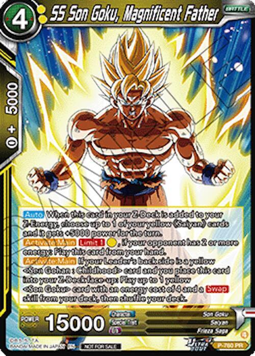 SS Son Goku, Magnificent Father (Deluxe Pack 2026 Vol.2) P-760 card from Tournament Promotion Cards