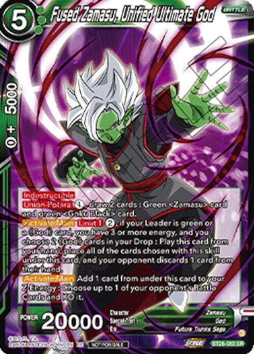 Fused Zamasu, Unified Ultimate God (Deluxe Pack 2026 Vol.2) BT26-083 card from Tournament Promotion Cards