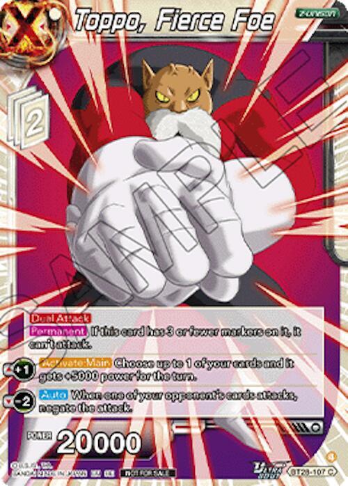 Toppo, Fierce Foe (Deluxe Pack 2026 Vol.2) BT28-107 card from Tournament Promotion Cards