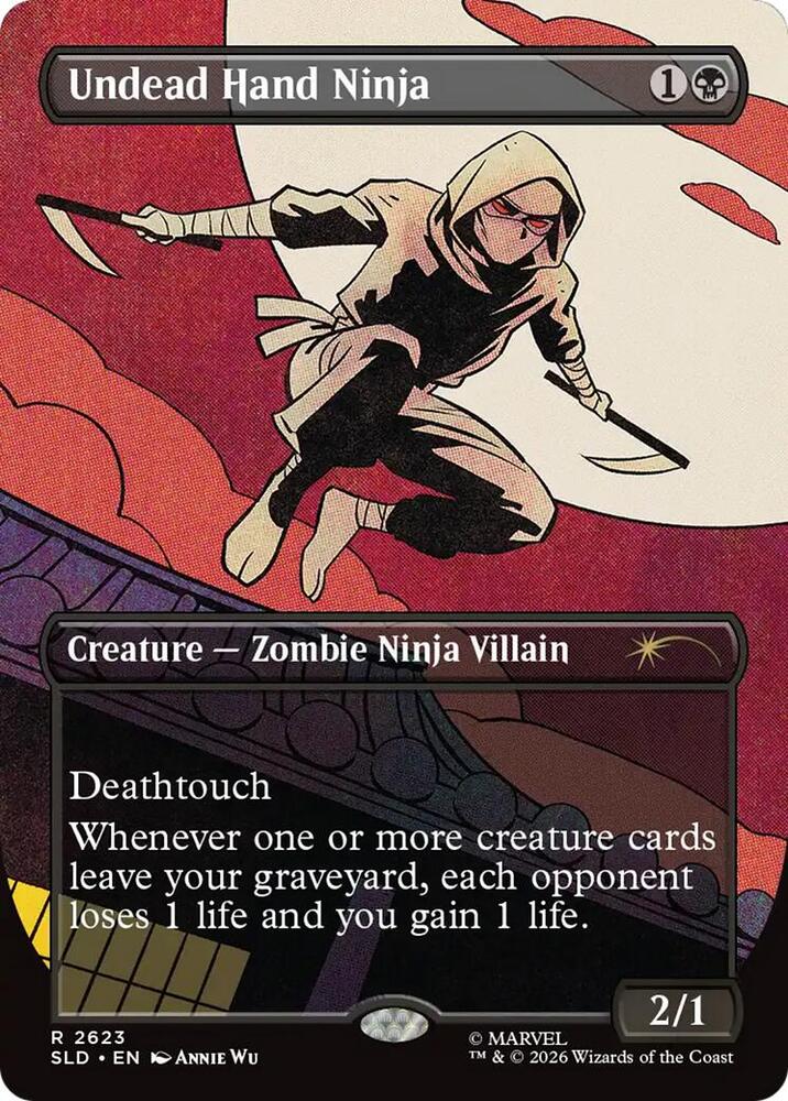 Undead Hand Ninja 2623 card from Secret Lair Drop Series
