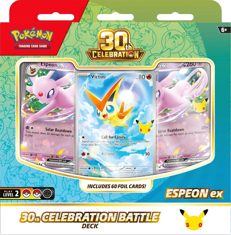 30th Celebration Battle Deck [Espeon ex] card from ME: 30th Celebration
