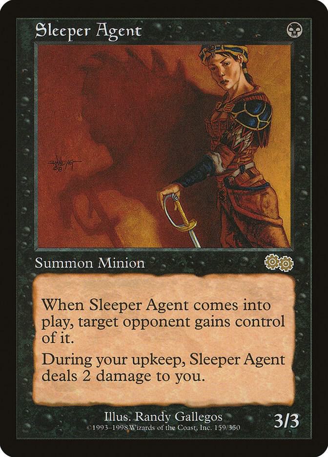 Sleeper Agent 159 card from Urza's Saga