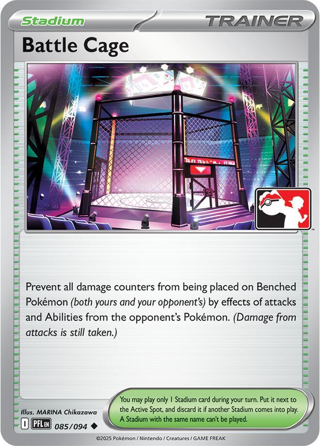 Battle Cage 085/094 card from Prize Pack Series Cards