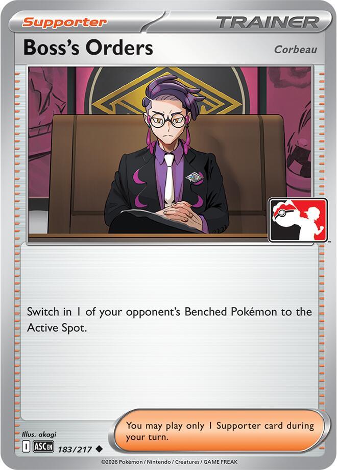 Boss's Orders [Corbeau] 183/217 card from Prize Pack Series Cards