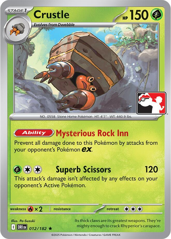 Crustle 012/182 card from Prize Pack Series Cards