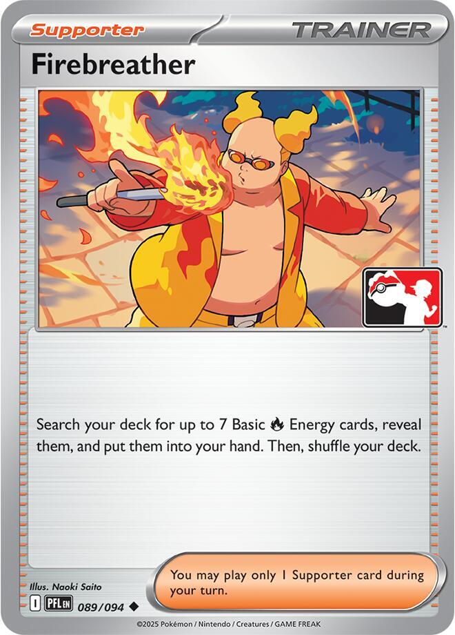 Firebreather 089/094 card from Prize Pack Series Cards
