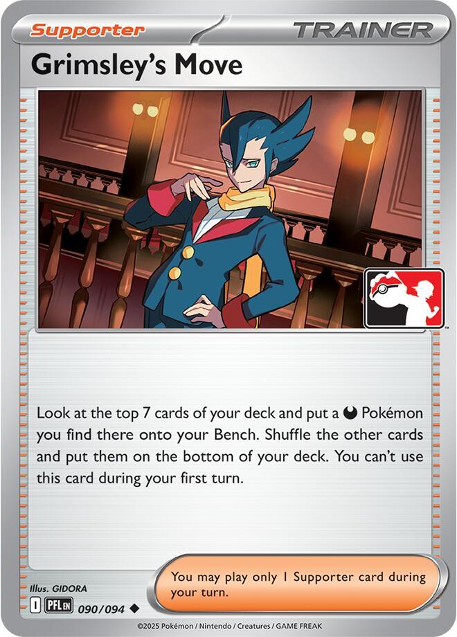Grimsley's Move 090/094 card from Prize Pack Series Cards