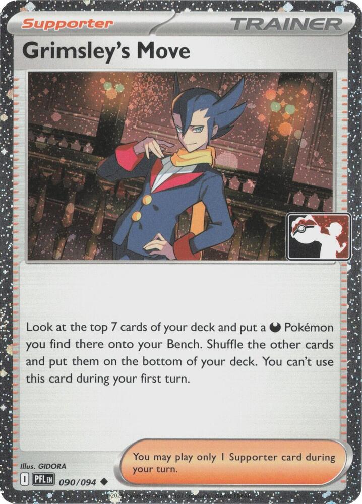 Grimsley's Move (Cosmos Holo) 090/094 card from Prize Pack Series Cards