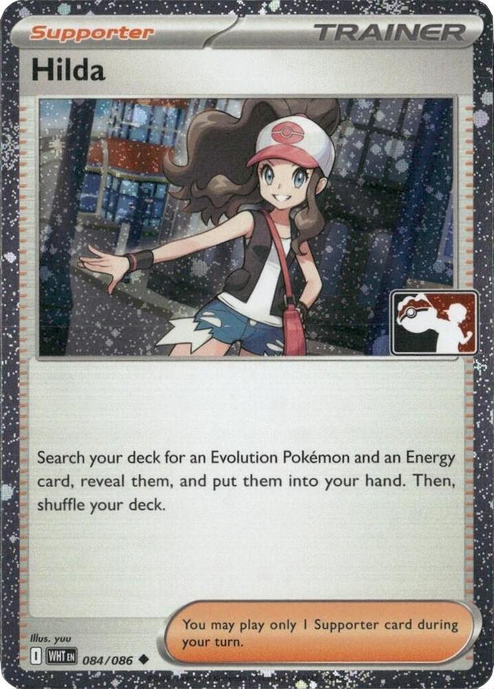 Hilda (Cosmos Holo) 084/086 card from Prize Pack Series Cards