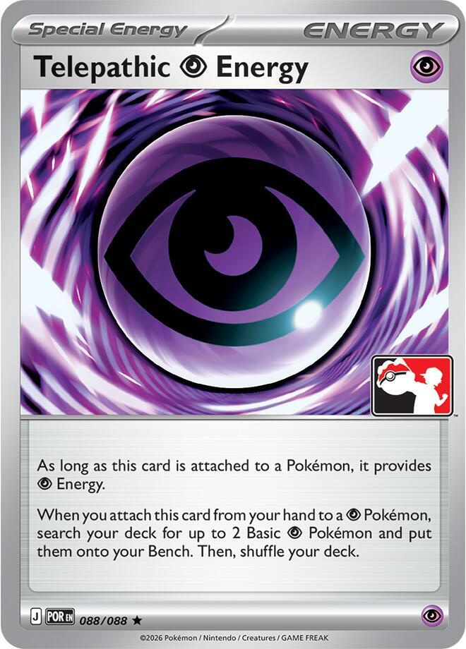 Telepathic Psychic Energy 088/088 card from Prize Pack Series Cards