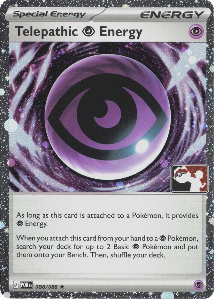 Telepathic Psychic Energy (Cosmos Holo) 088/088 card from Prize Pack Series Cards