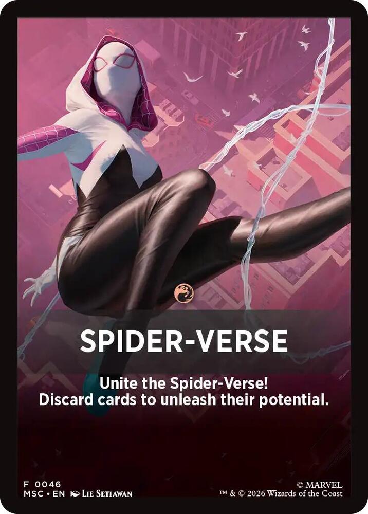 Spider-Verse Theme Card 46 card from Commander: Marvel Super Heroes