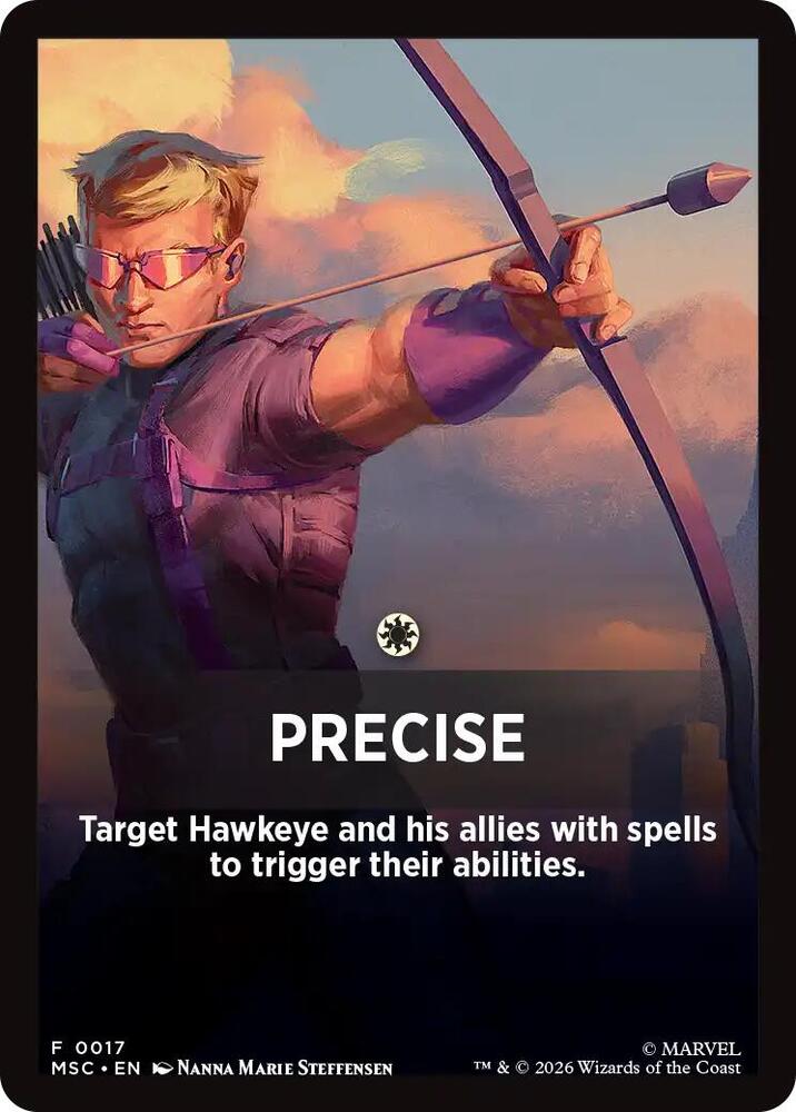 Precise Theme Card 17 card from Commander: Marvel Super Heroes