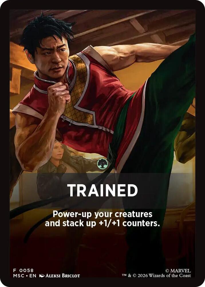Trained Theme Card 58 card from Commander: Marvel Super Heroes