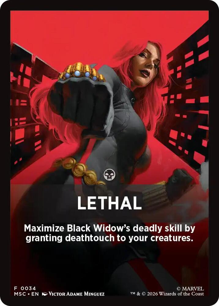 Lethal Theme Card 34 card from Commander: Marvel Super Heroes