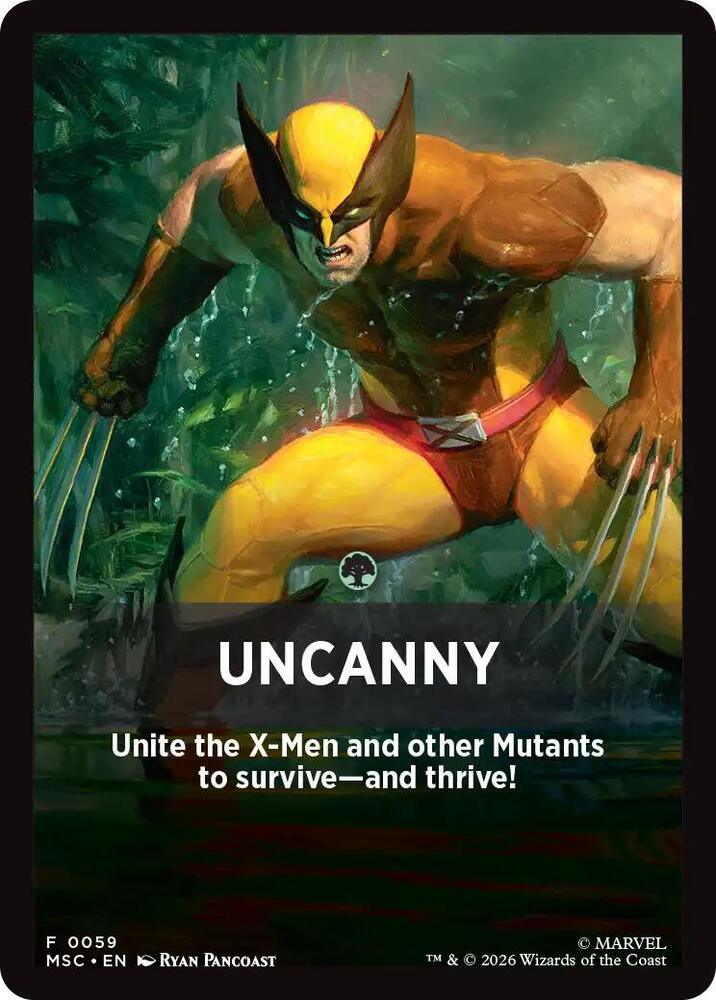 Uncanny Theme Card 59 card from Commander: Marvel Super Heroes