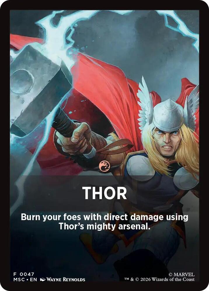 Thor Theme Card 47 card from Commander: Marvel Super Heroes