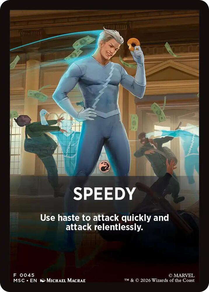 Speedy Theme Card 45 card from Commander: Marvel Super Heroes