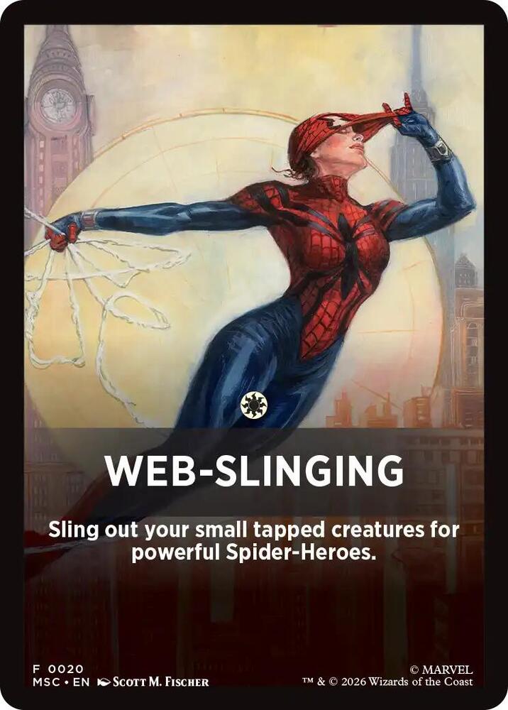 Web-Slinging Theme Card 20 card from Commander: Marvel Super Heroes