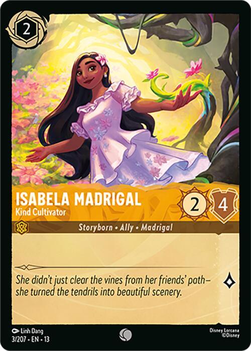 Isabela Madrigal - Kind Cultivator 3/204 card from Attack of the Vine!