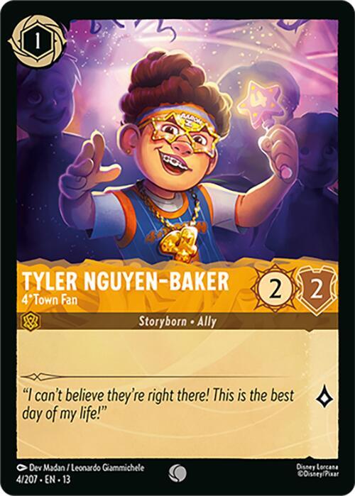 Tyler Nguyen-Baker - 4*Town Fan 4/204 card from Attack of the Vine!