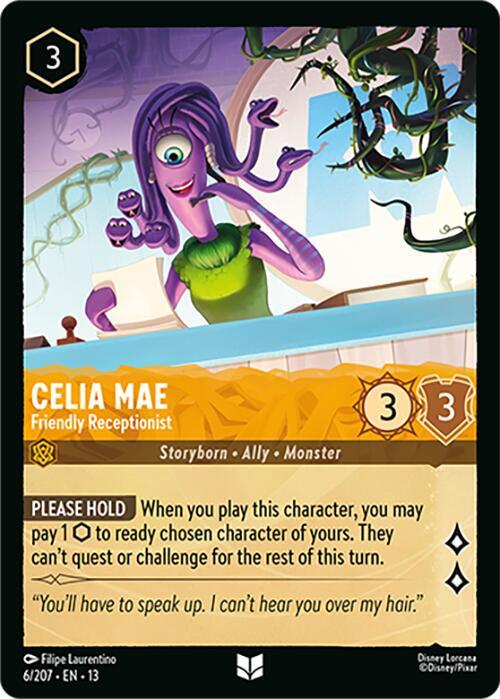 Celia Mae - Friendly Receptionist 6/204 card from Attack of the Vine!
