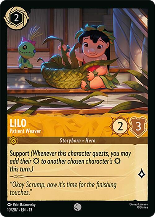 Lilo - Patient Weaver 10/204 card from Attack of the Vine!