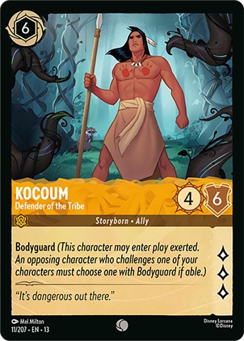 Kocoum - Defender of the Tribe 11/204 card from Attack of the Vine!