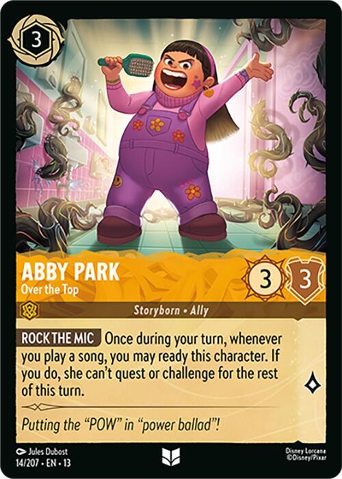 Abby Park - Over the Top 14/204 card from Attack of the Vine!